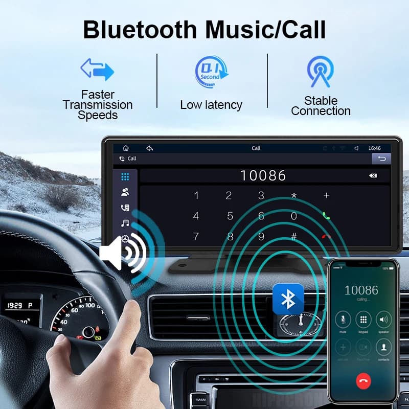 Radio samochodowe 10,26" CarPlay Android Auto - 4