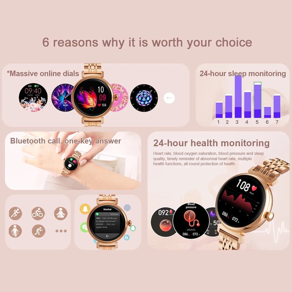 Smartwatch 1,04" z ekranem AMOLED i dzwonikiem - 5