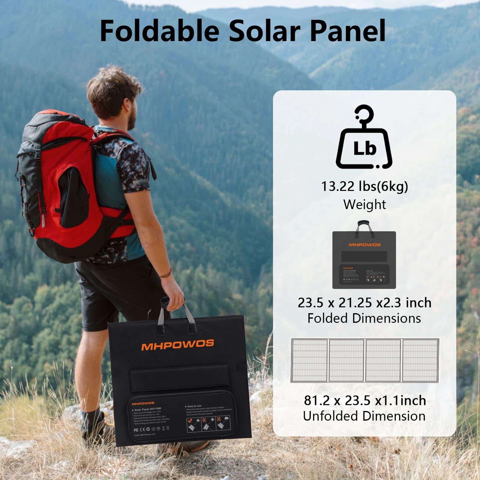 Ładowarka solarna 40V 220W składana do stacji zasilania - 7