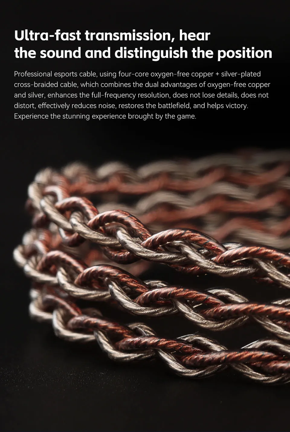 Kabel TRN RedChain Plus z mikrofonem 3.5mm - 4