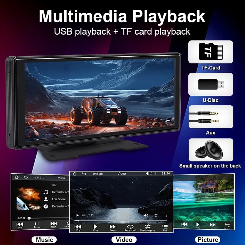 Radio samochodowe 10,26" CarPlay Android Auto - 5