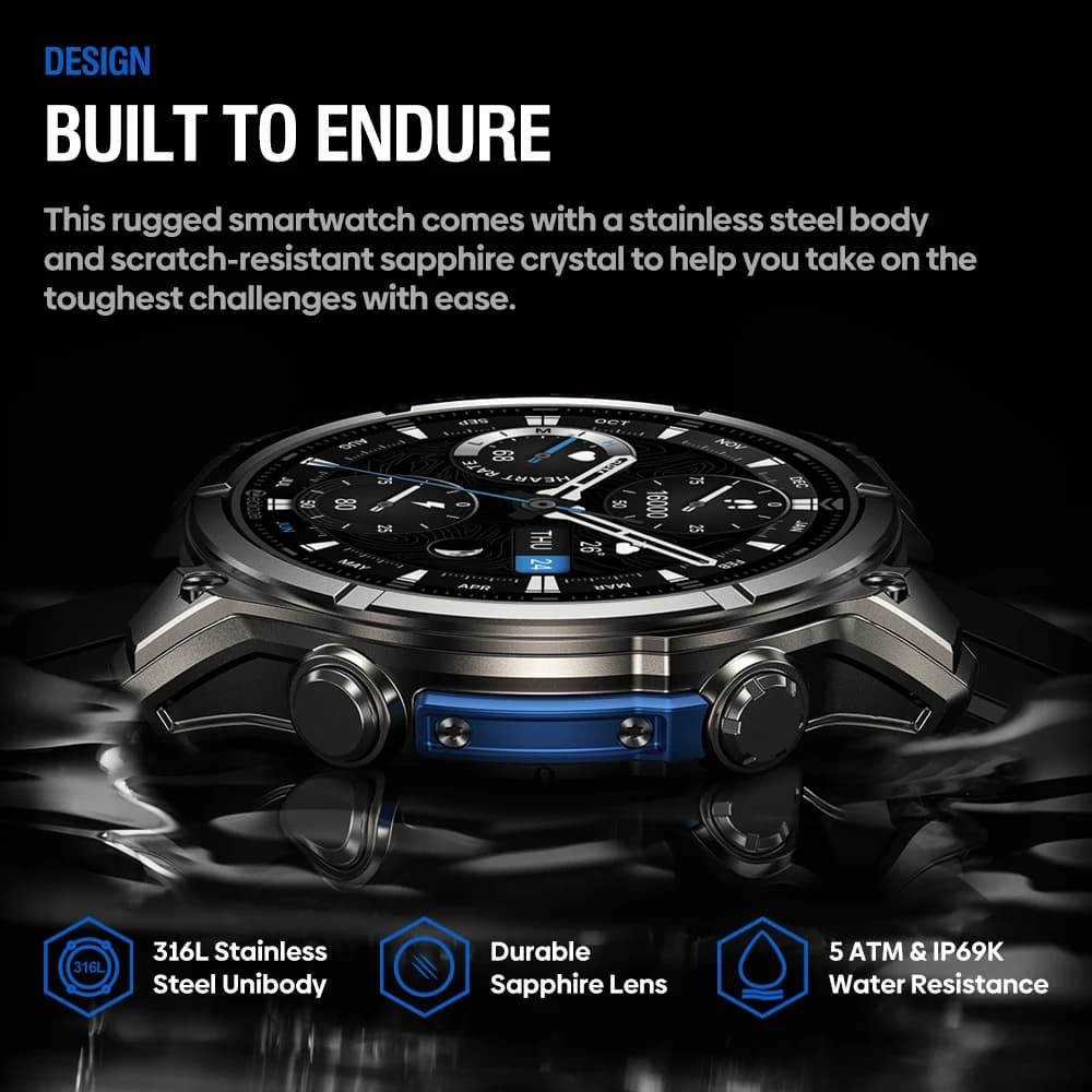 Smartwatch Zeblaze VIBE 8 AMOLED z latarką - 6