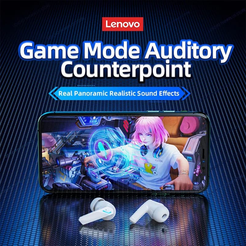 Słuchawki gamingowe Lenovo GM2 Pro Bluetooth - 3