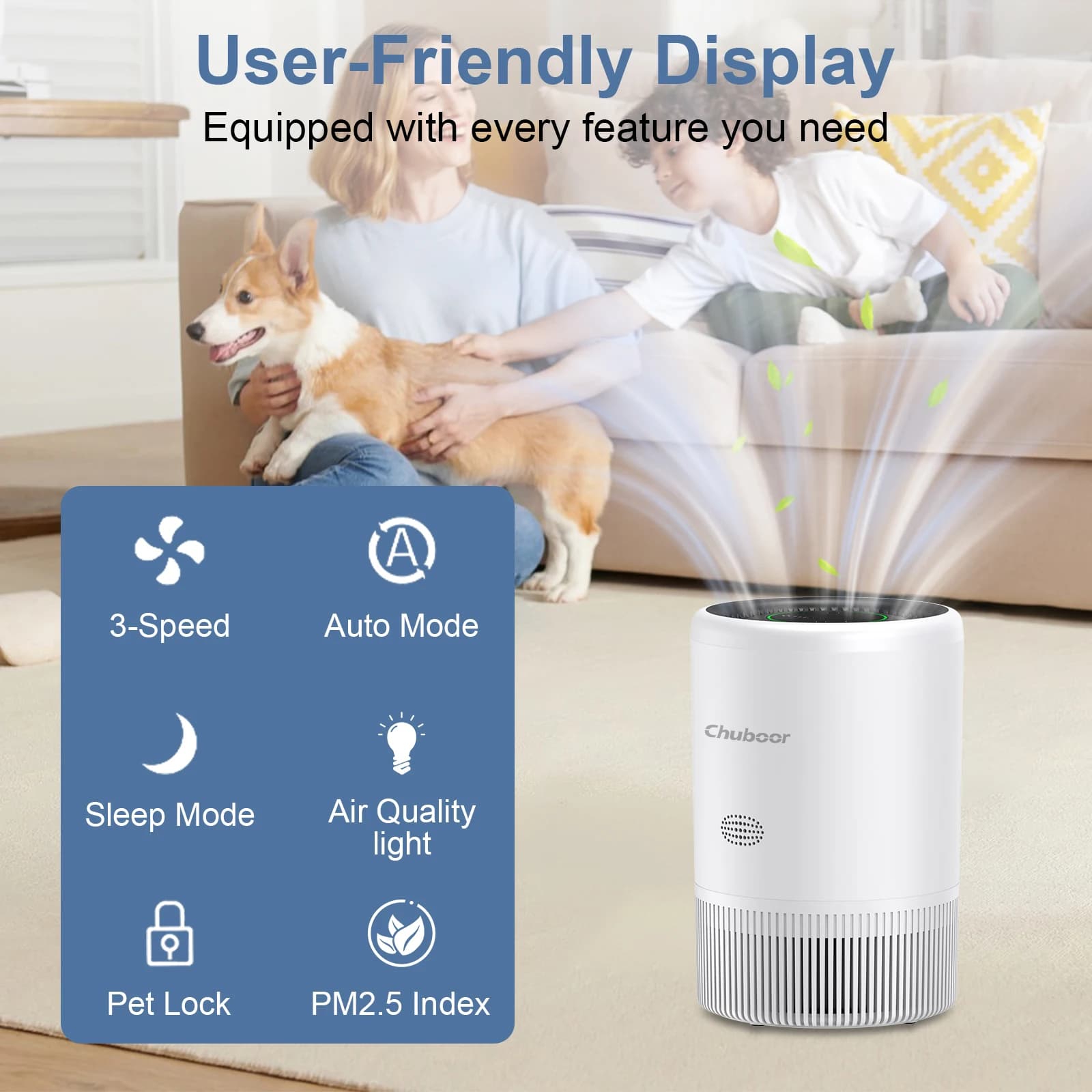 Oczyszczacz powietrza Chuboor Smart WiFi - 5