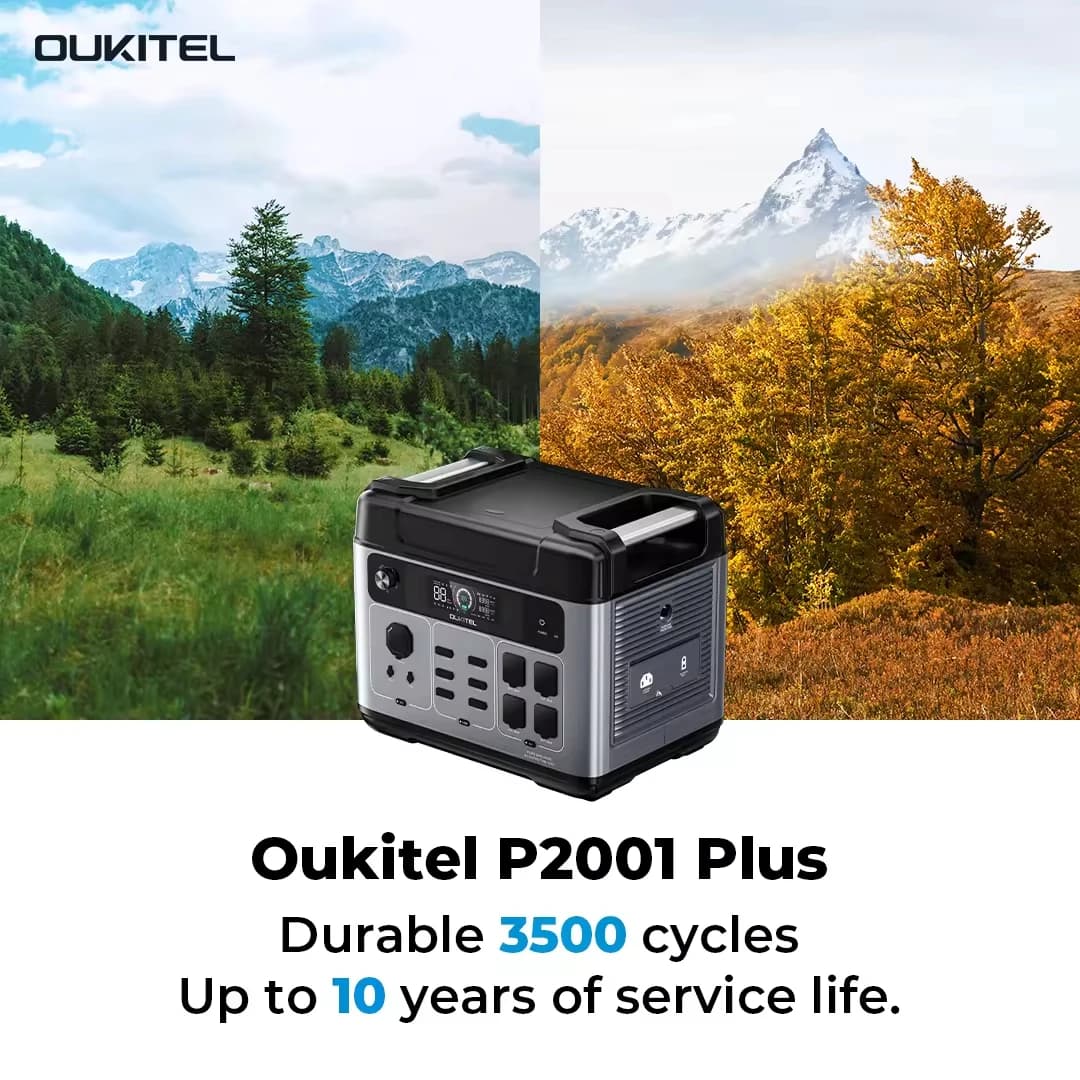 Stacja zasilania OUKITEL P2001E Plus 2400W - 5