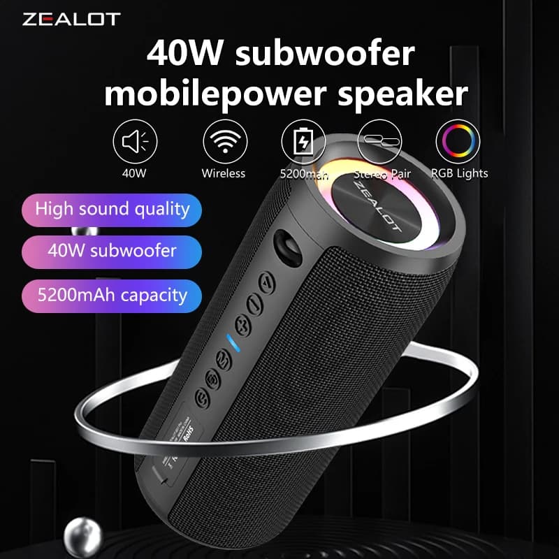 Głośnik bezprzewodowy ZEALOT S51 Pro 40W