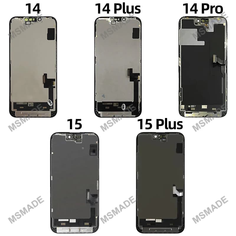 Wybór dla iPhone'a 12 Pro Max 13 Mini 12 Wyświetlacz LCD Ekran dotykowy 3D Digitizer Dla iPhone 14 plus 14 Pro Max 15 Plus Wyświetlacz X XR - 5
