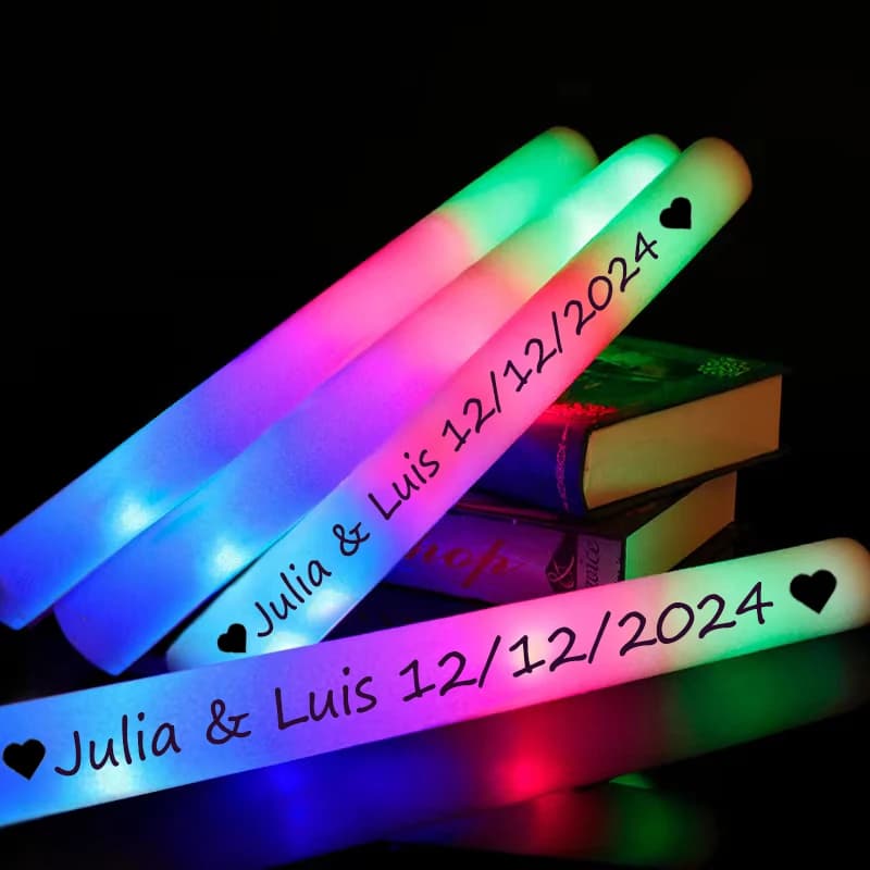 Świetlne kije LED do imprez 20-60 szt.