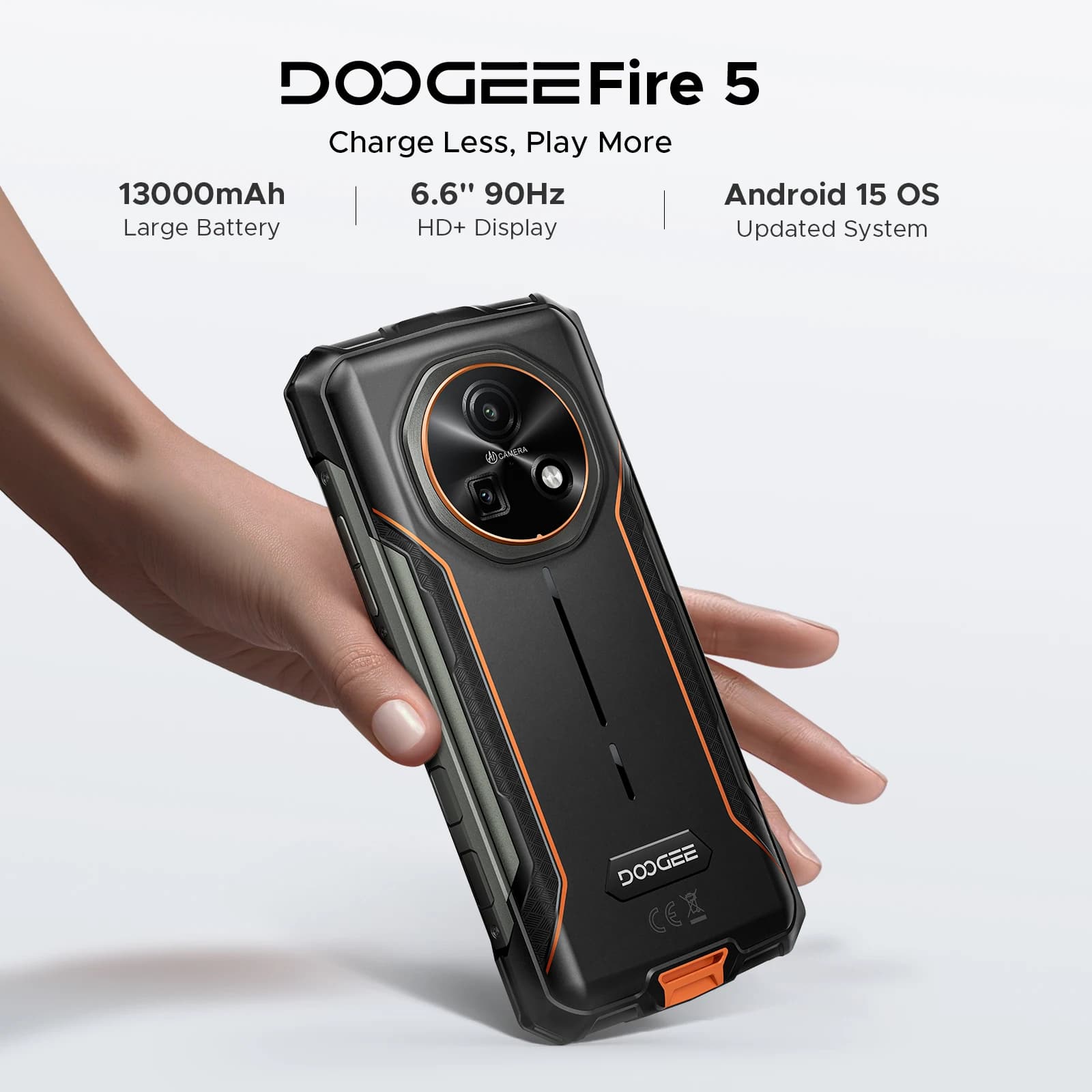 DOOGEE Fire 5 smartfon 6,6" 12GB RAM 64GB - 3