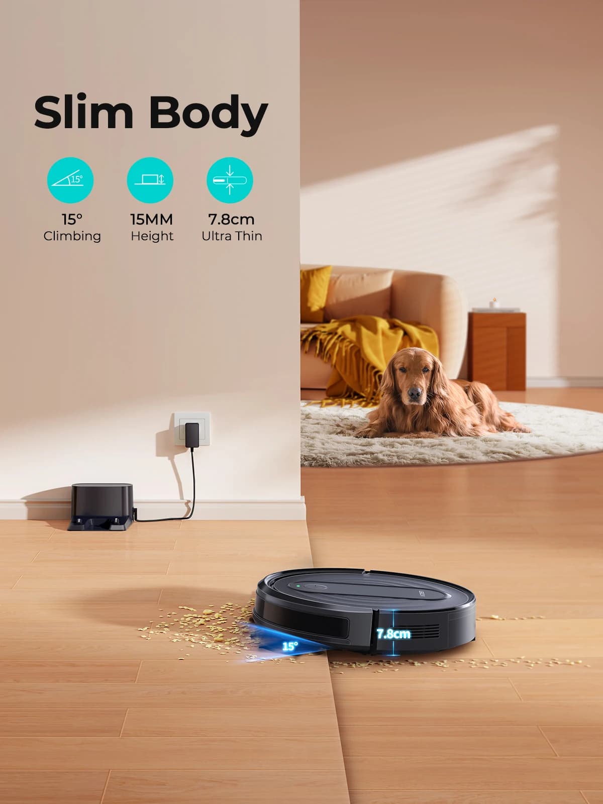 Airzeen R7 robot odkurzacz mopujący 4000Pa - 5