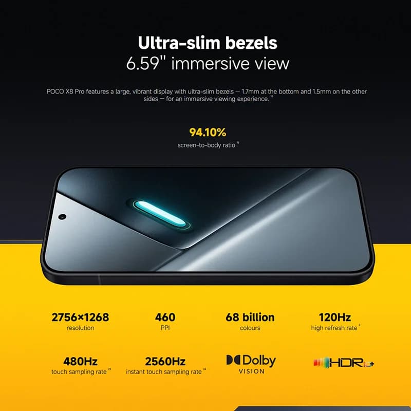 POCO X8 Pro - smartfon 6.59" Dimension 8500 - 7