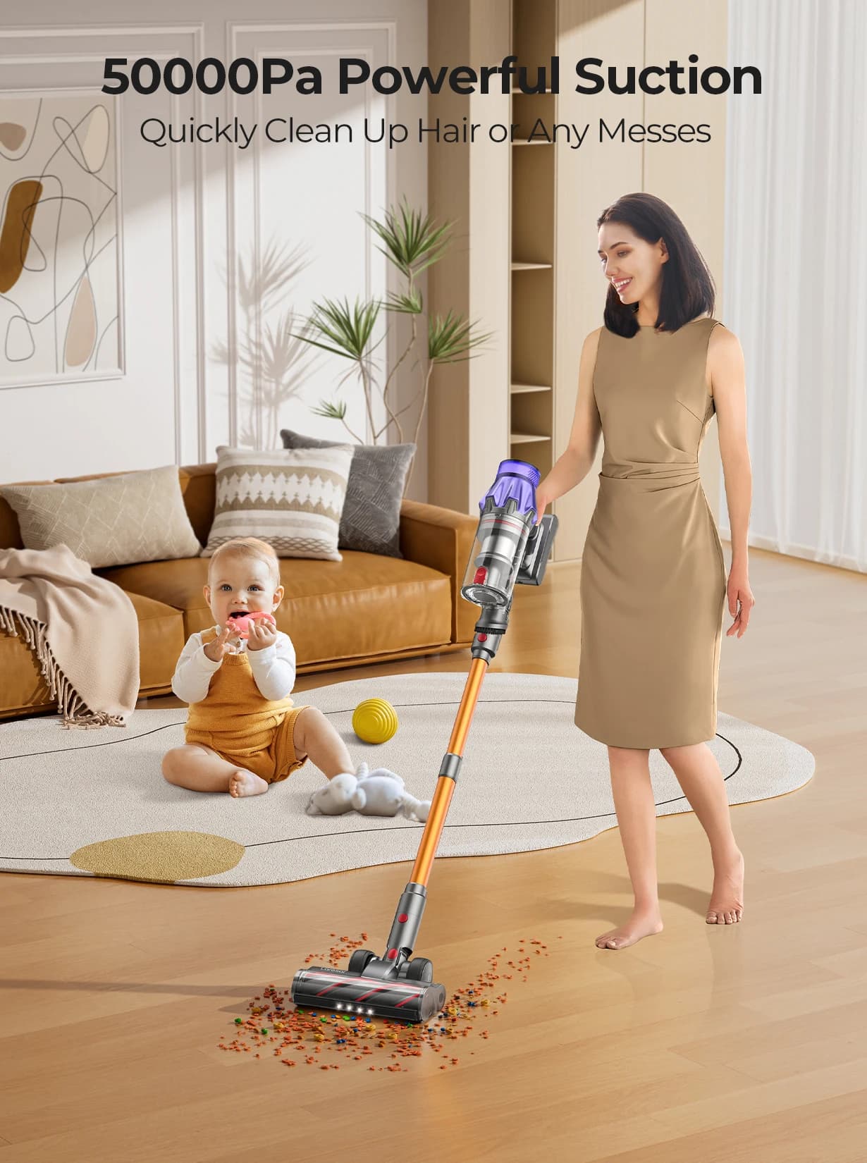 Odkurzacz bezprzewodowy Laresar V7 500W - 3
