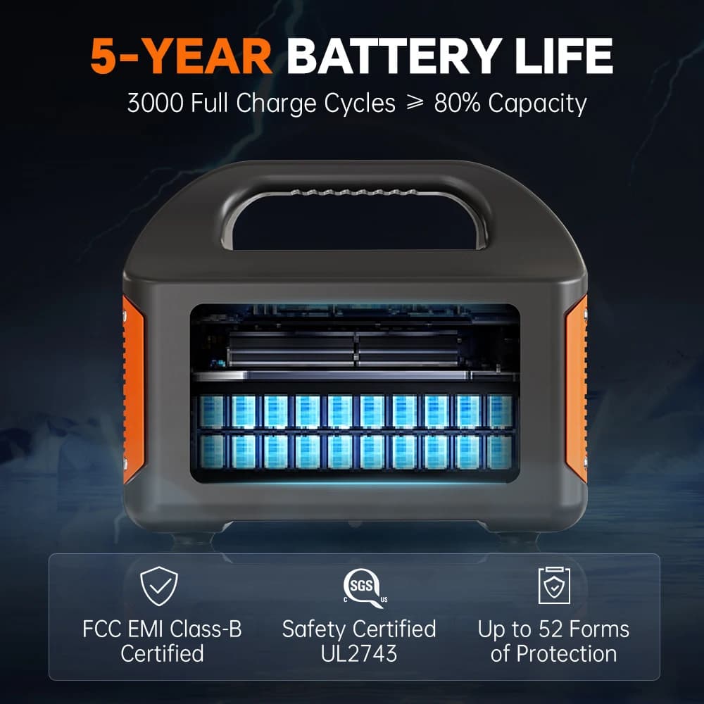 Stacja zasilania Gaiaray 500W 460Wh LiFePO4 - 4