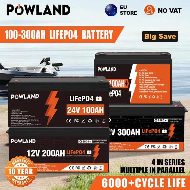 Akumulator LiFePO4 24V 100Ah z BMS 6000+ cykli