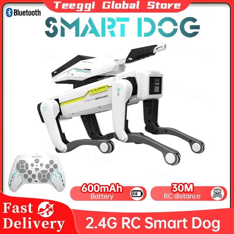 Inteligentny robot pies RC z bionicznymi ruchami