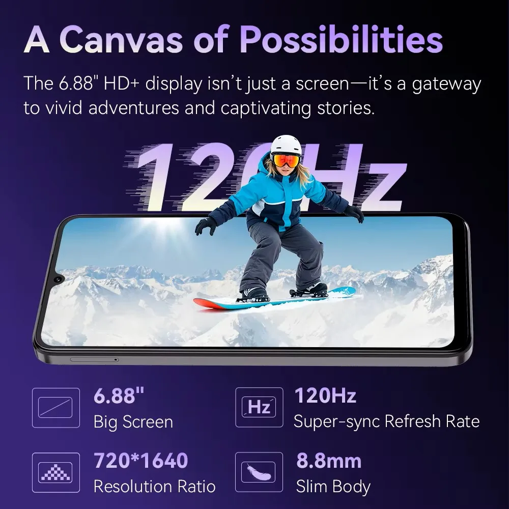 Cubot A40 smartfon Android 15 12GB 256GB - 5