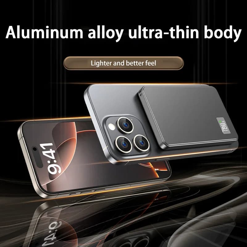 Magnetyczny power bank 50000 mAh z ładowaniem bezprzewodowym - 4