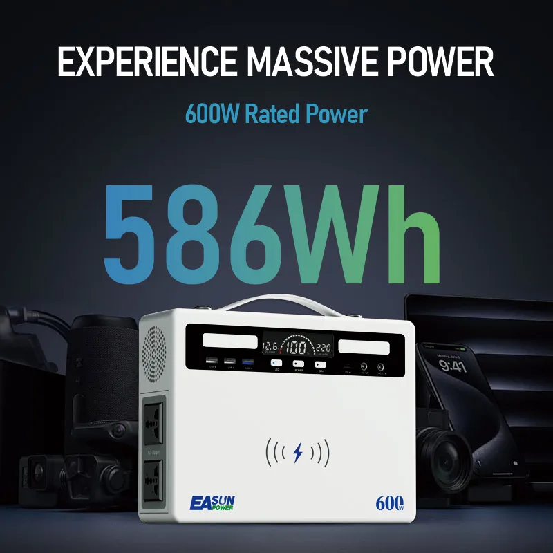 Przenośna stacja zasilania 1000W 781Wh - 3