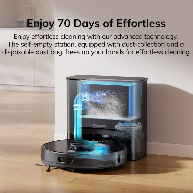 ILIFE T20s Ultra robot odkurzacz z opróżnianiem - 4