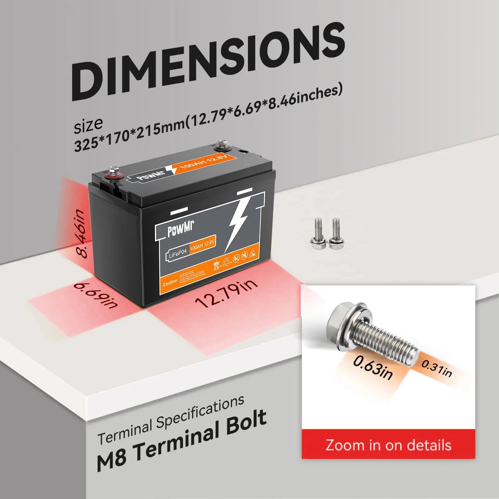 Akumulator LiFePO4 12V/24V 100-300Ah BMS - 5