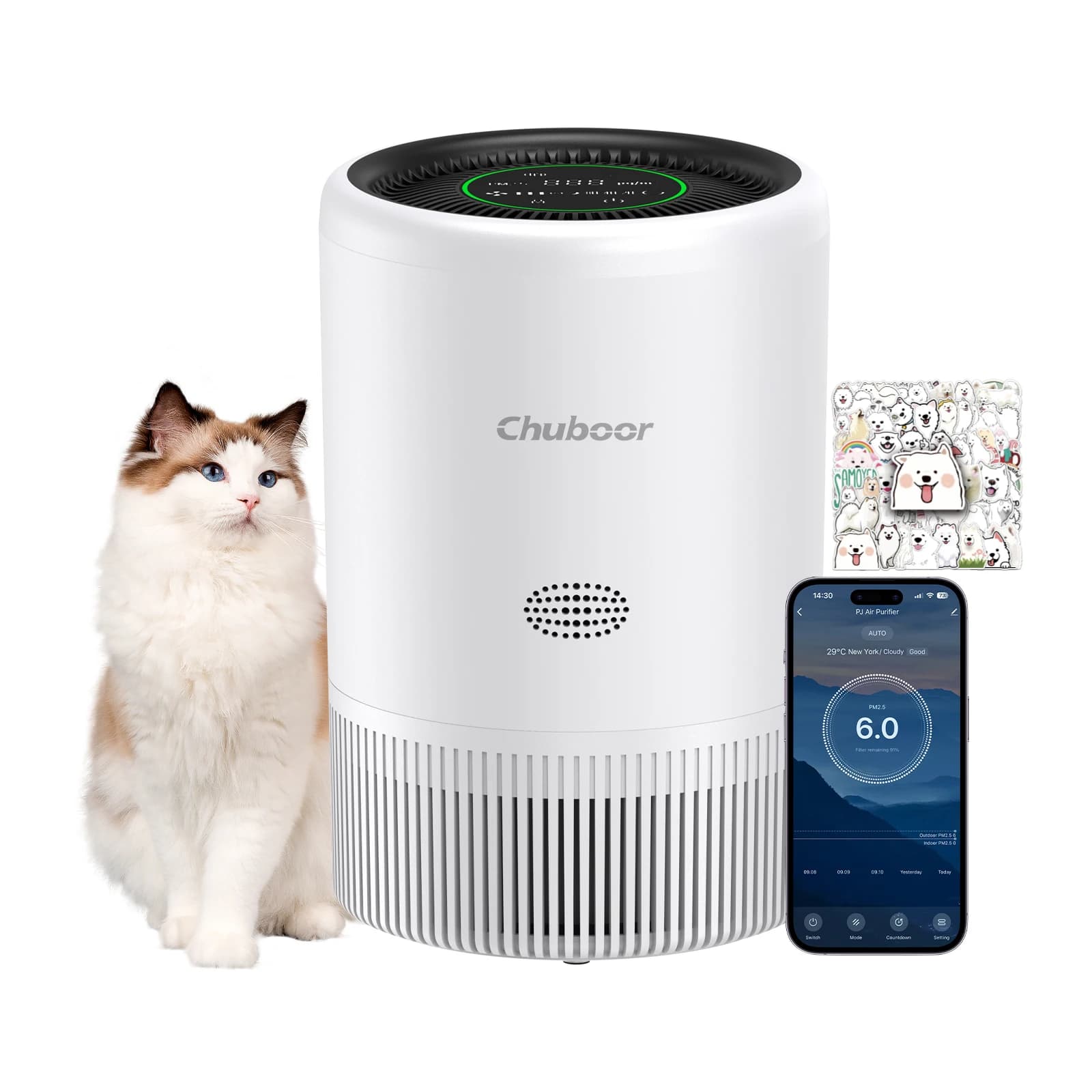 Oczyszczacz powietrza Chuboor Smart WiFi
