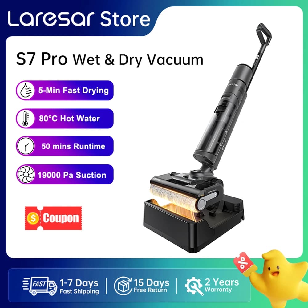 Laresar S7 Pro odkurzacz mokro-sucho