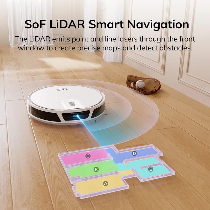 Odkurzacz automatyczny ILIFE V20 z LiDAR - 4