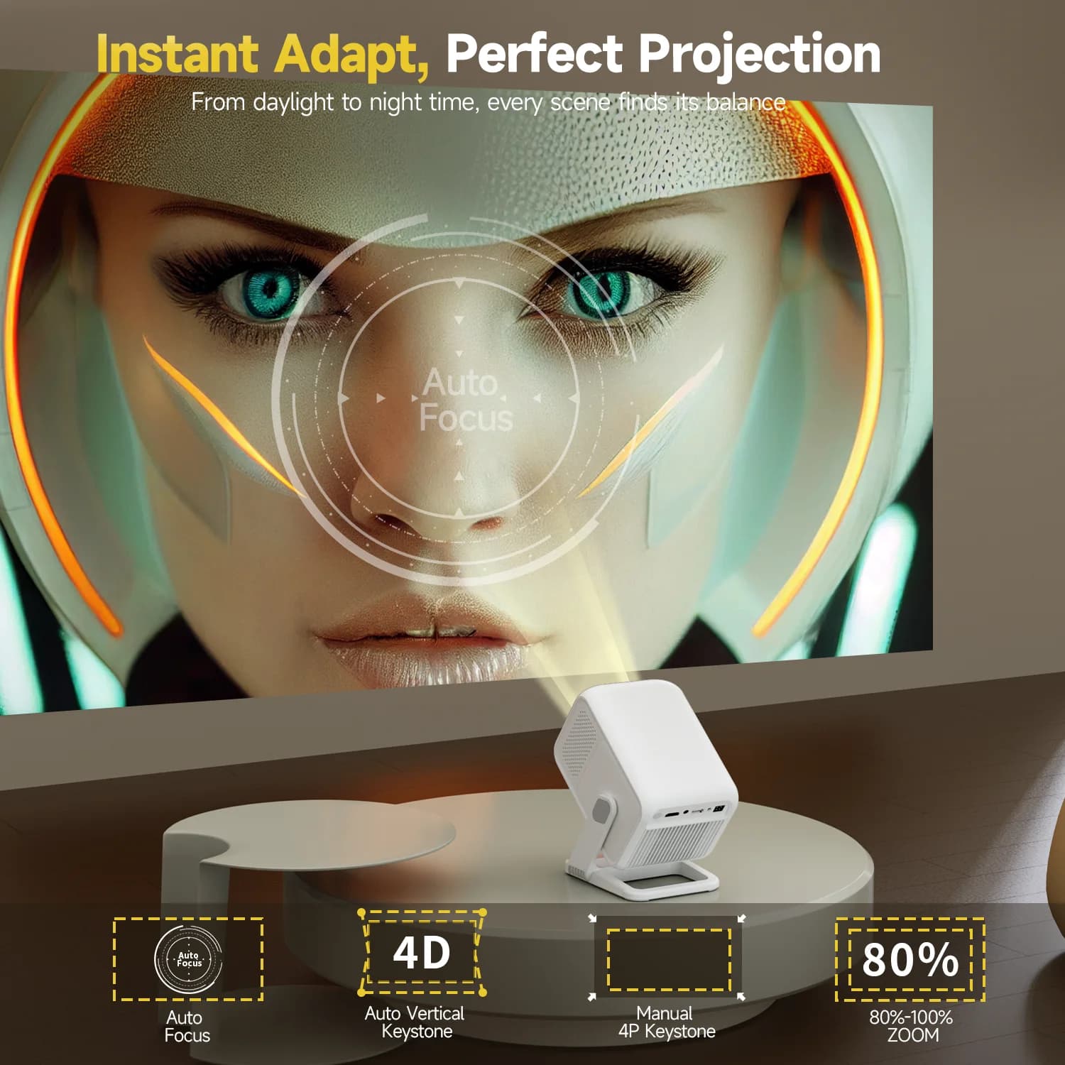 Mini projektor Magcubic HY310X 4K Full HD - 6
