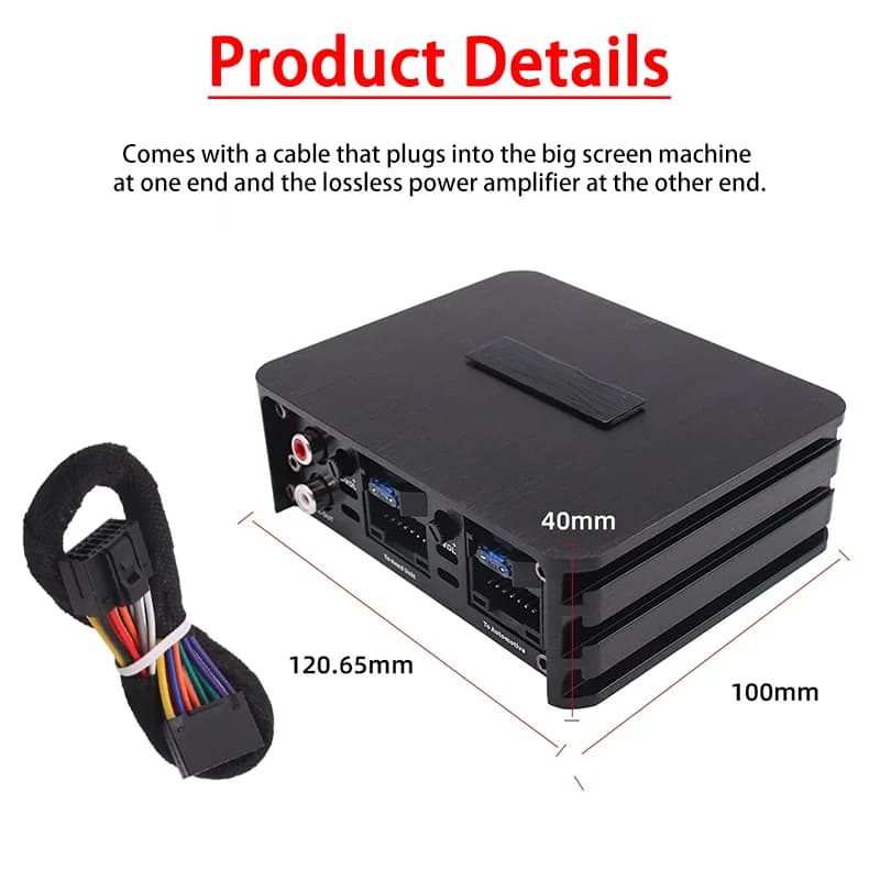 Wzmacniacz samochodowy 4x60W DSP - 7