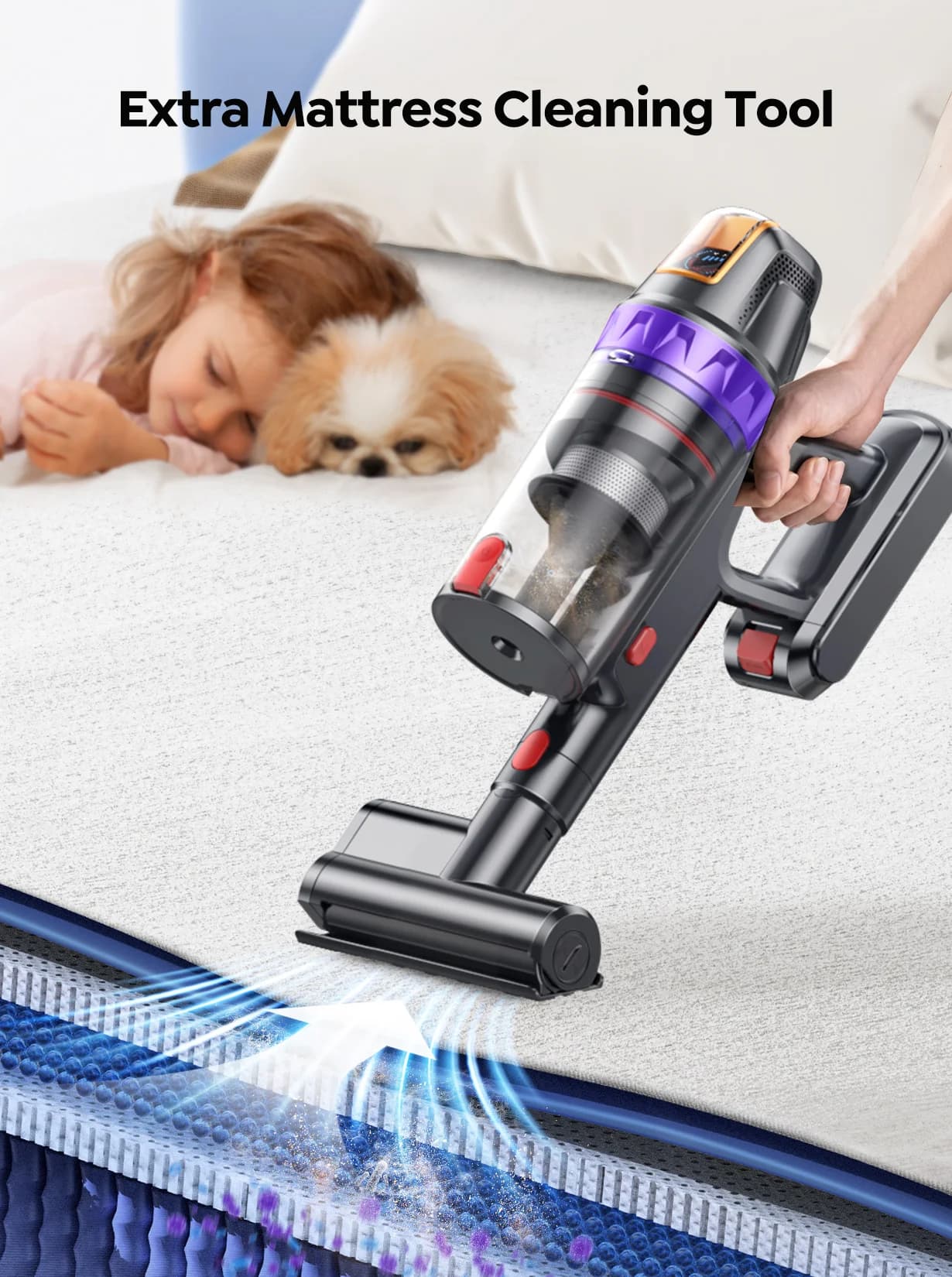 Odkurzacz bezprzewodowy BUTURE VC90 600W - 3