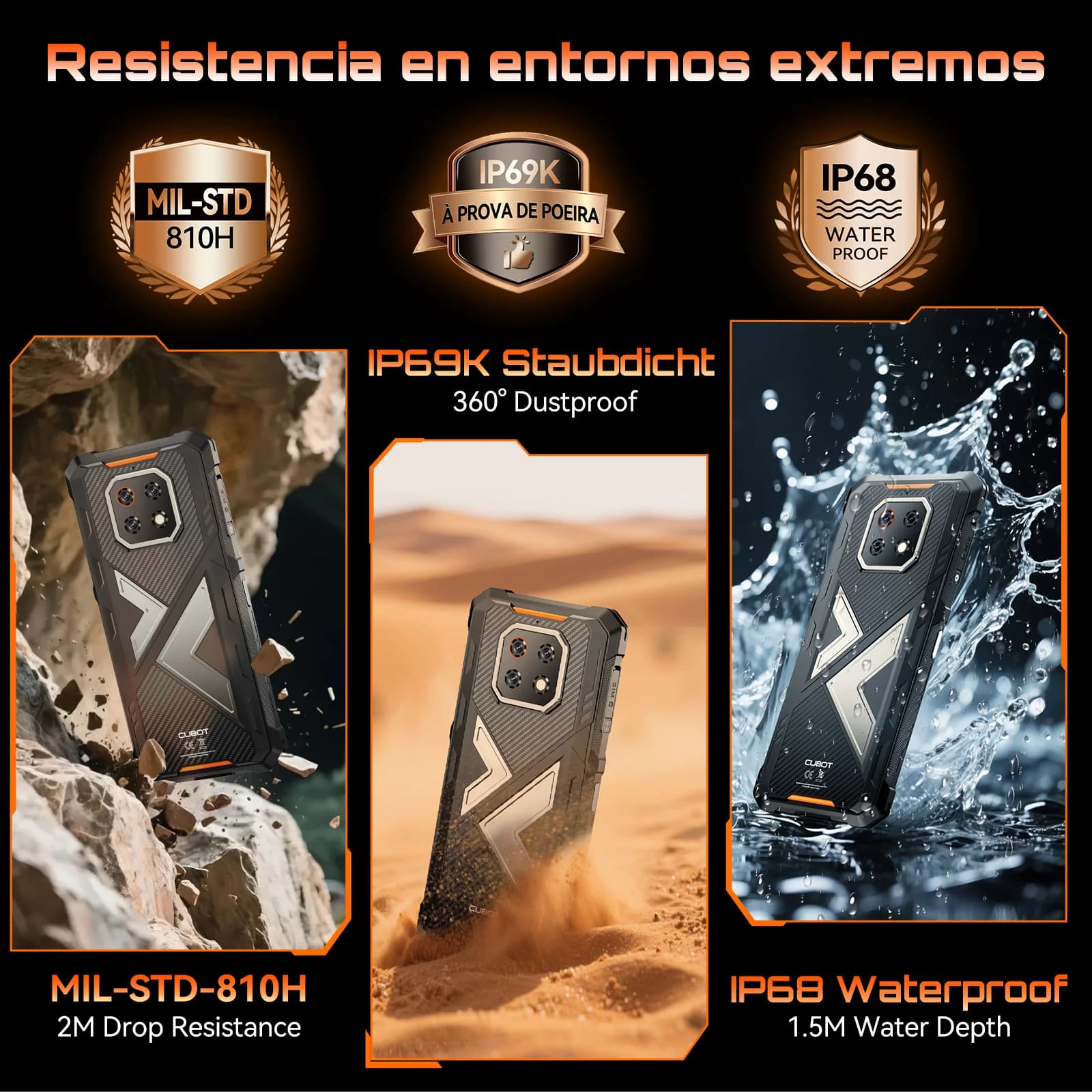 Cubot KingKong ES 3 16GB RAM 256GB - 6