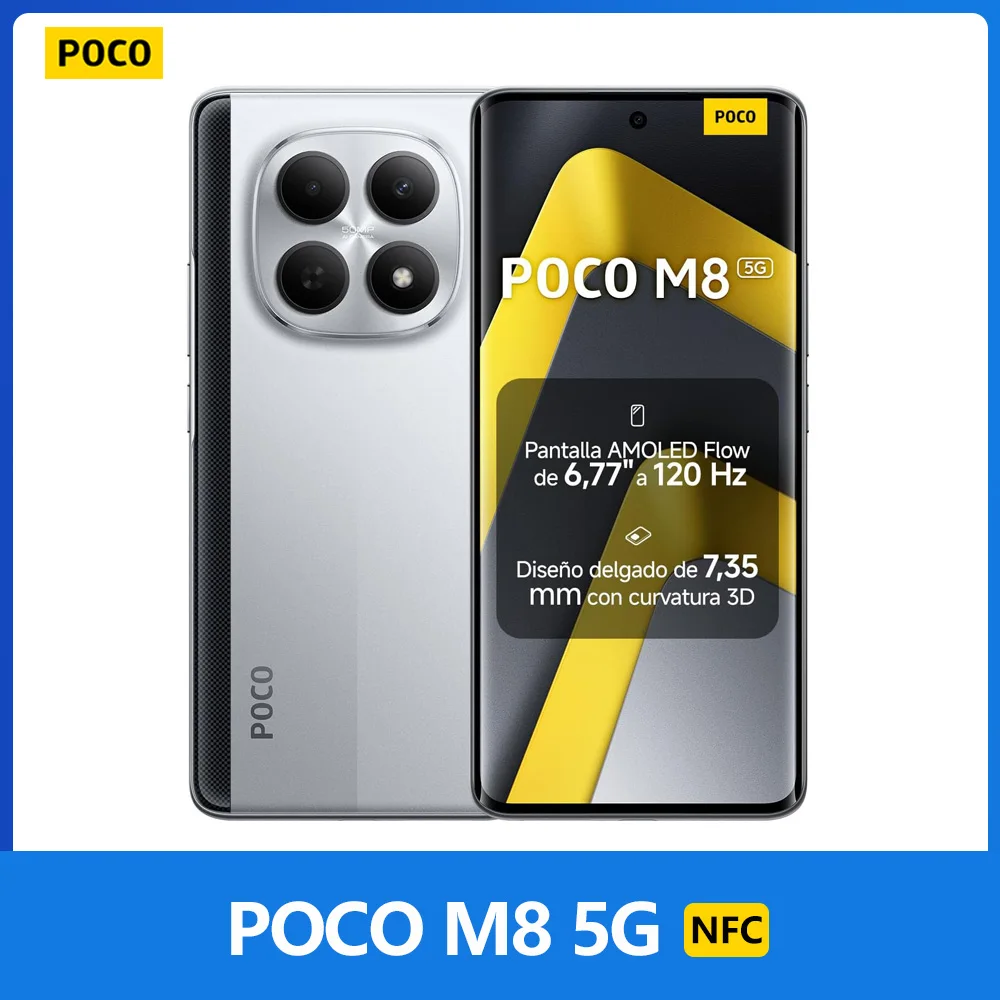 POCO M8 5G - Snapdragon, AMOLED, 50 MP
