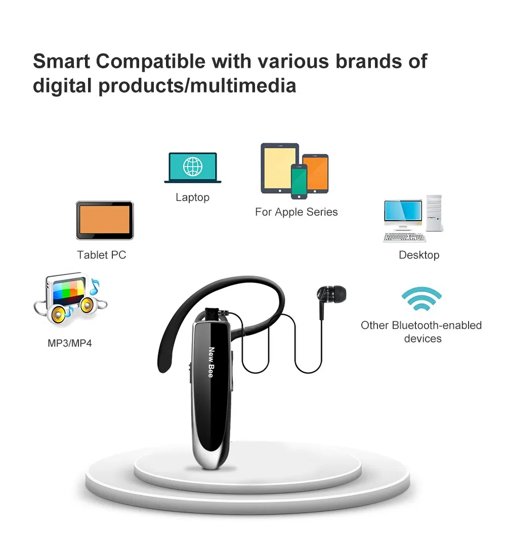 Słuchawki bezprzewodowe Bee B41 Bluetooth 5.0 - 6