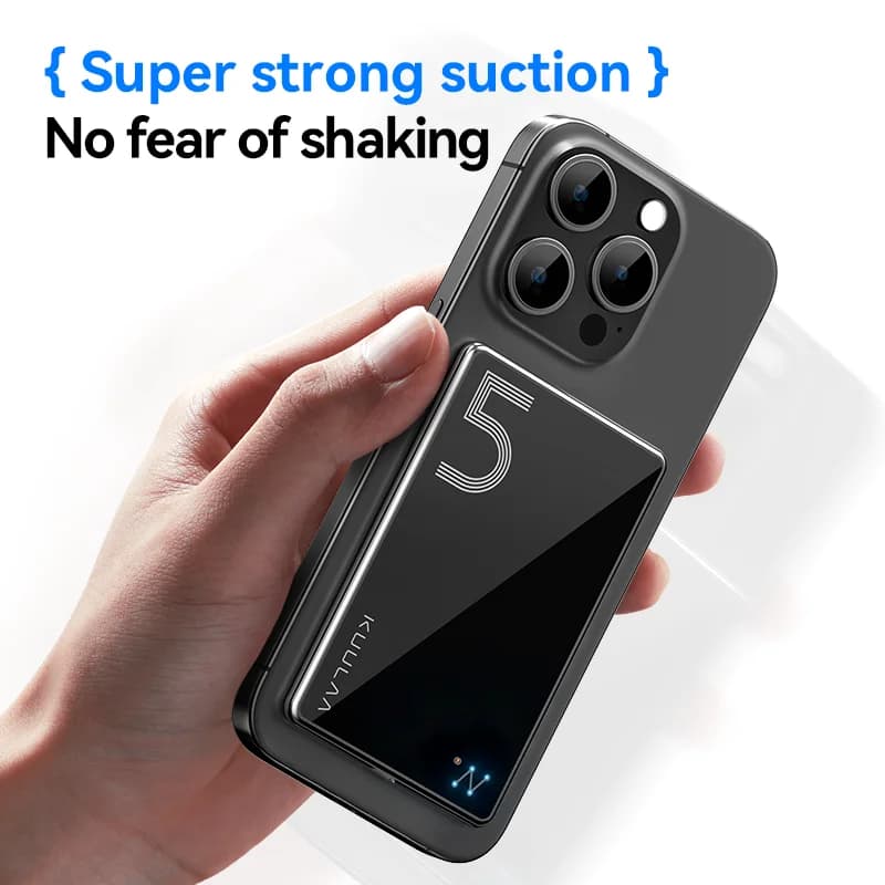 Magnetyczny power bank 5000mAh z ładowaniem 20W - 5