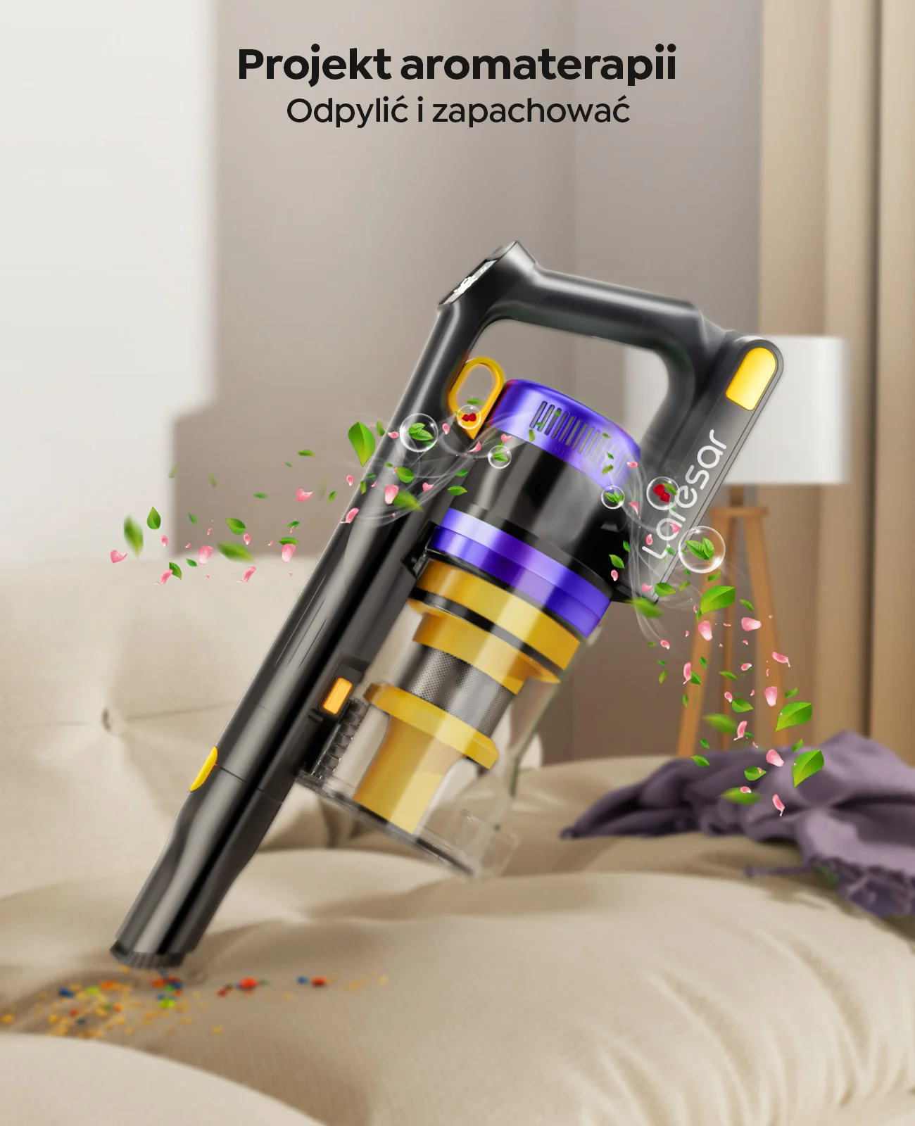 Odkurzacz bezprzewodowy Laresar X11 550W - 7