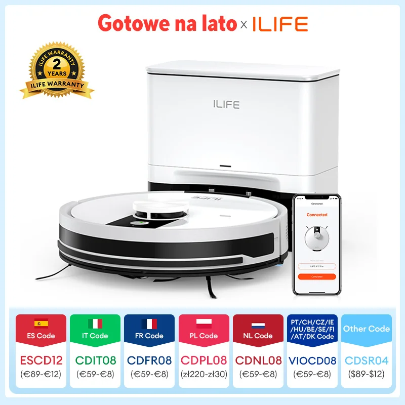 ILIFE A12 Pro robot sprzątający z mopem - 2