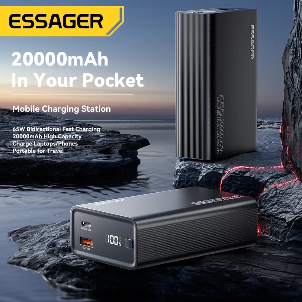 Power bank 20000mAh PD 65W szybkie ładowanie - 5