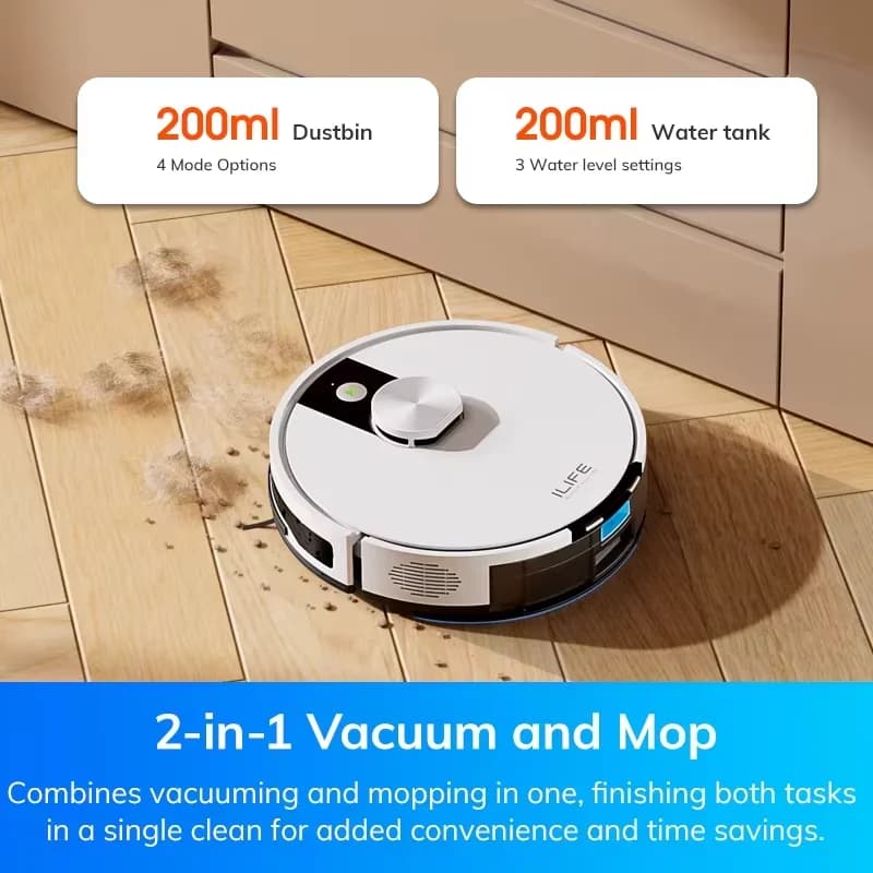 ILIFE A12 Pro - robot sprzątający z LIDAR - 7