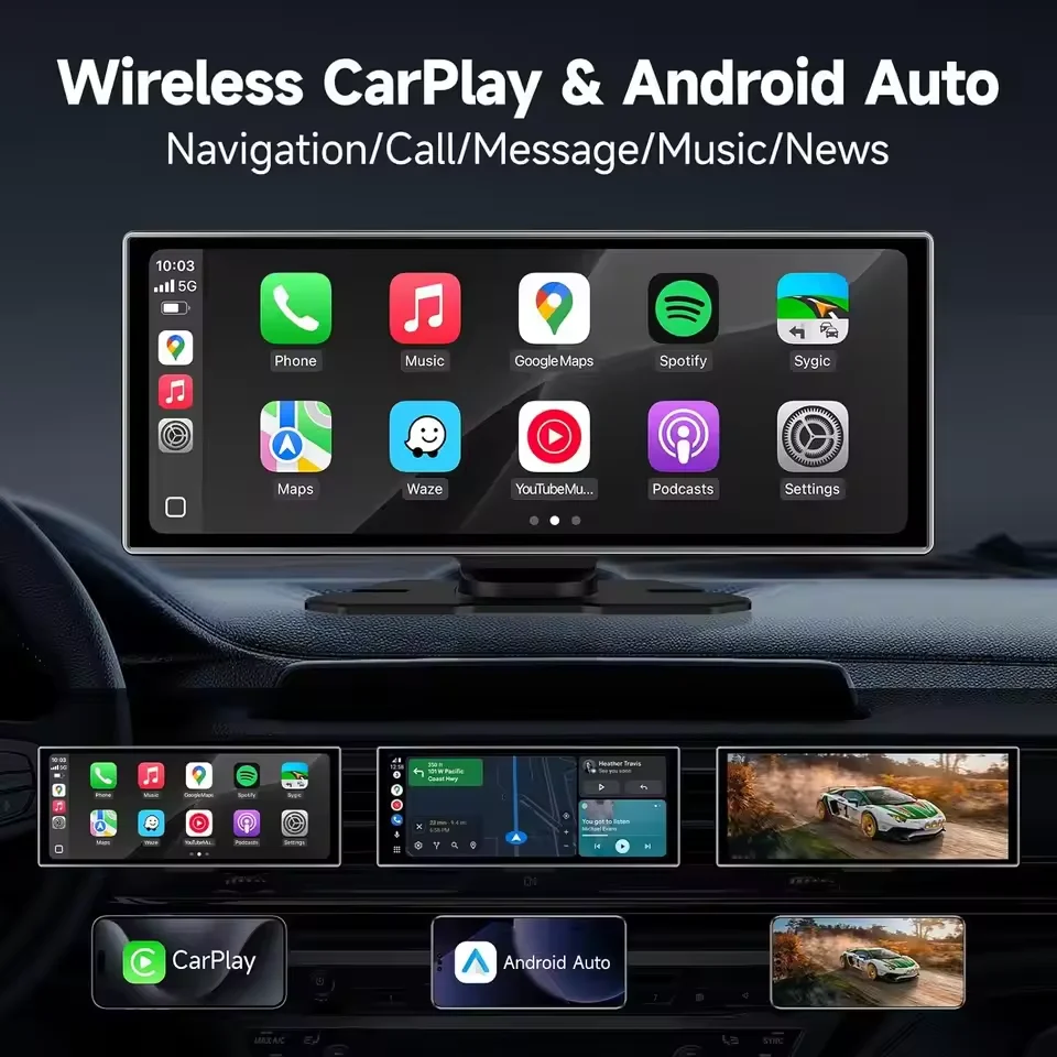 Rejestrator samochodowy 11,26" CarPlay Android - 4