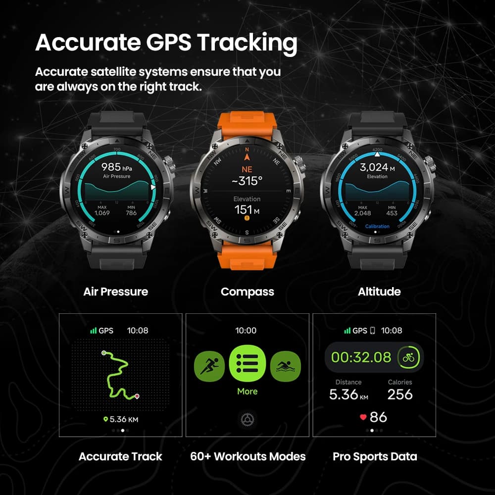 Zeblaze Stratos 2 Plus GPS smartwatch - 3