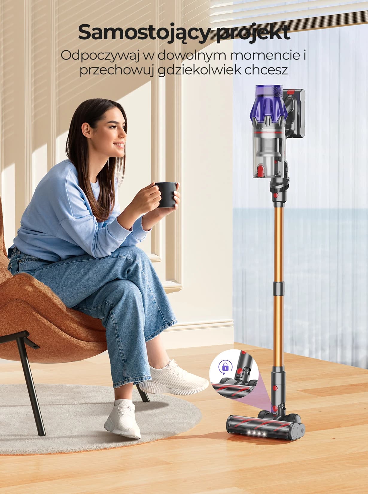 Odkurzacz bezprzewodowy Laresar V7 500W - 7