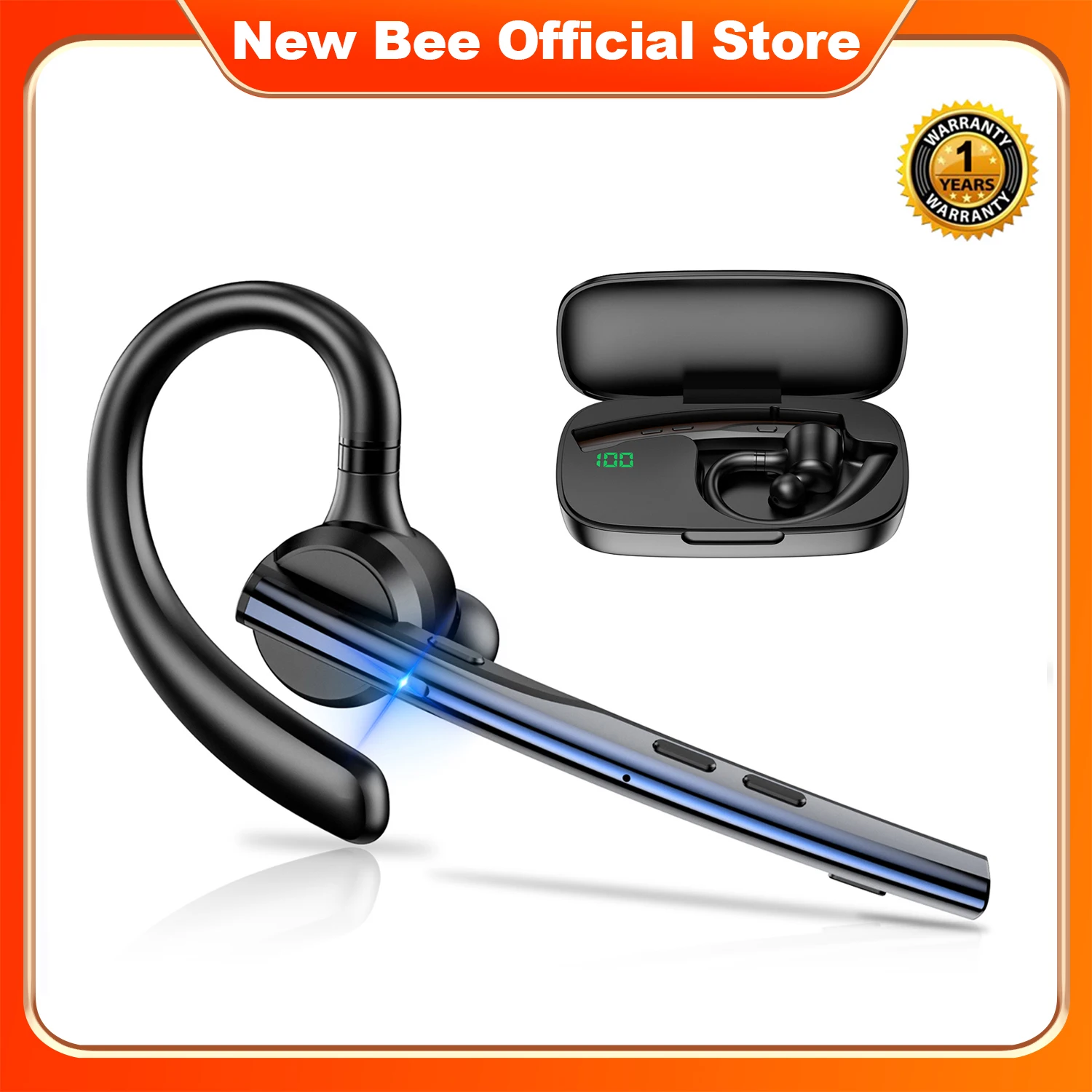 Słuchawki Bluetooth New Bee M54 do auta
