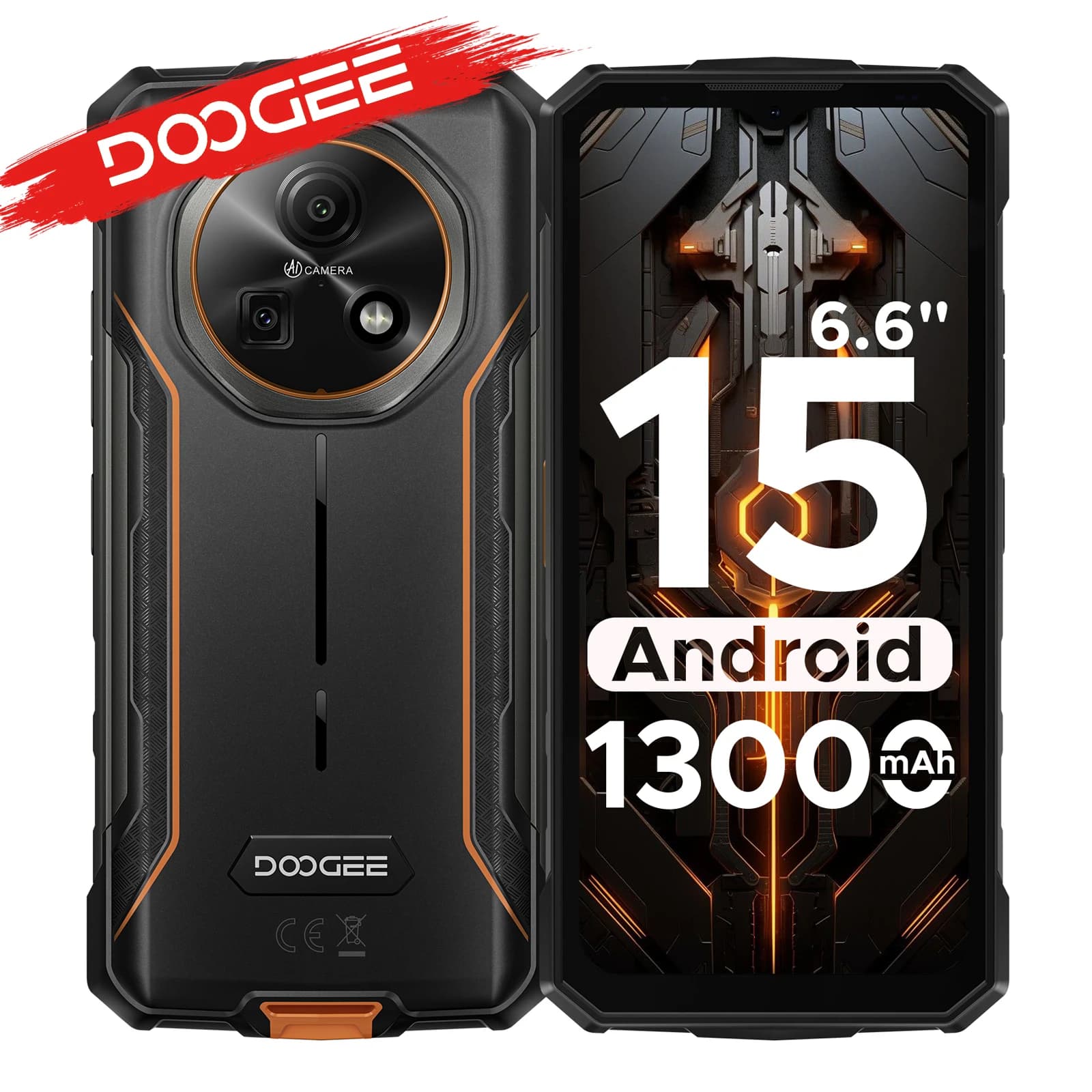 DOOGEE Fire 5 smartfon 6,6" 12GB RAM 64GB