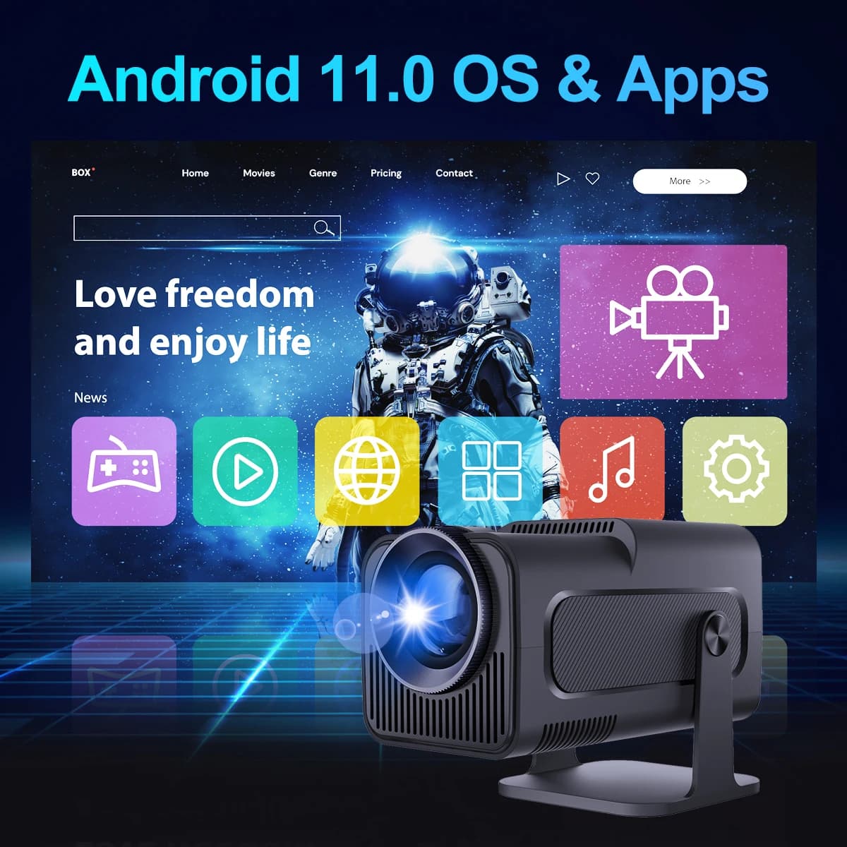 Projektor Magcubic 4K Native 1080P Android 11 - 6