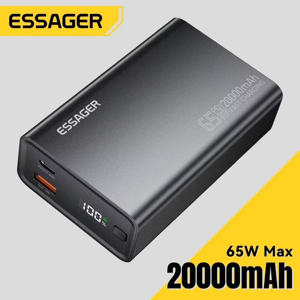 Power bank 20000mAh PD 65W szybkie ładowanie