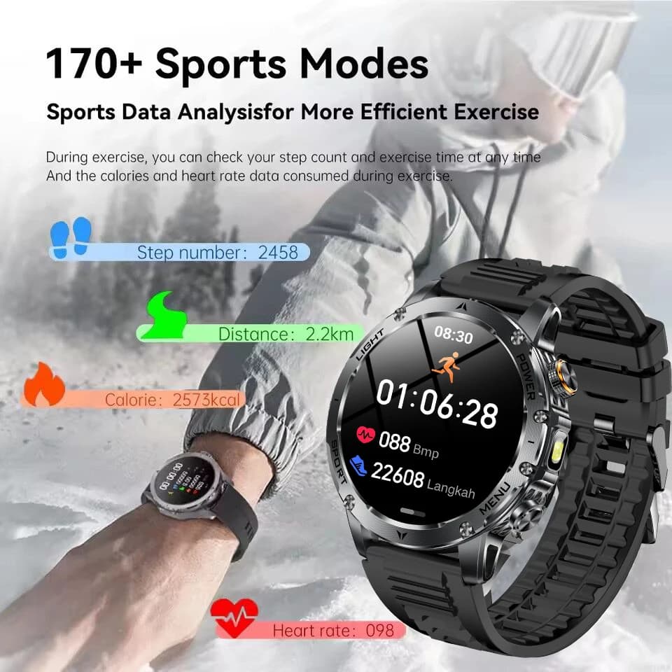 Smartwatch AMOLED 1,7" z GPS i NFC - 7