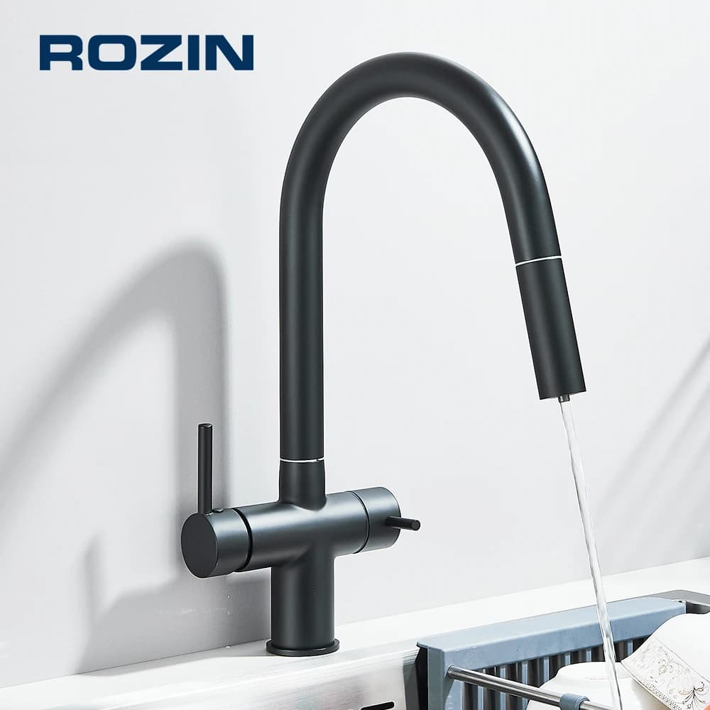 [PL] Bateria Kuchenna z Wyciąganą Wylewką i Filtrem Wody