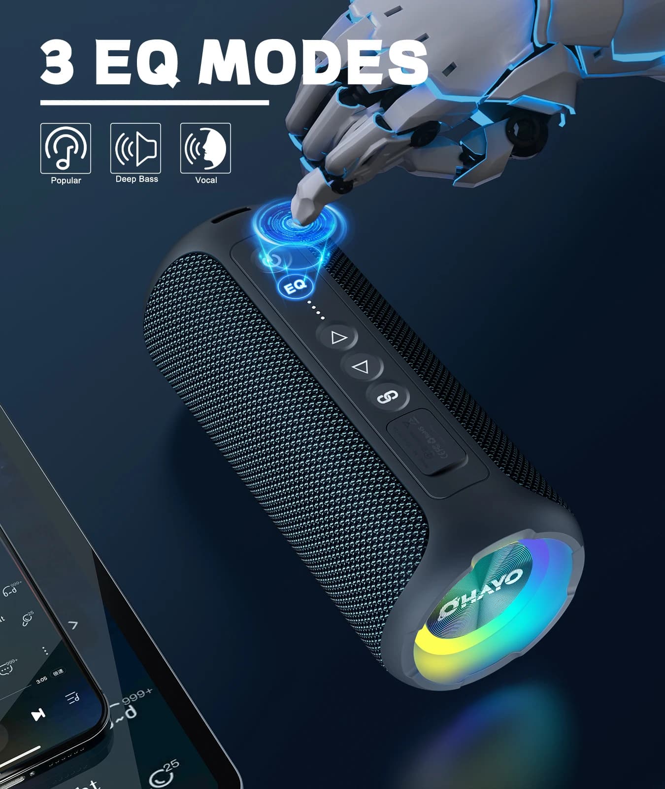 Głośnik Bluetooth Ortizan X8 Pro, 40W, IPX7 - 5