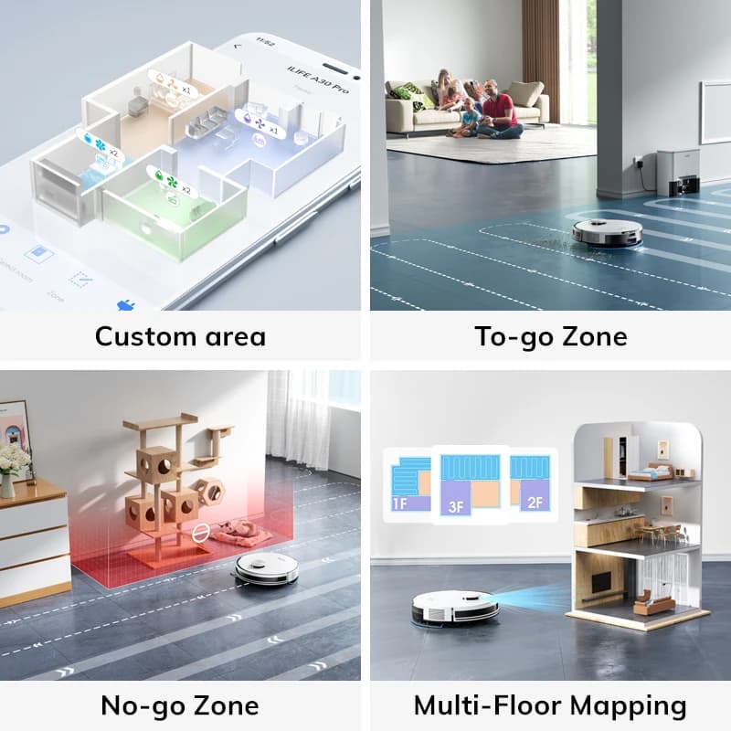 iLife A30 Pro - robot odkurzający i mopujący - 6