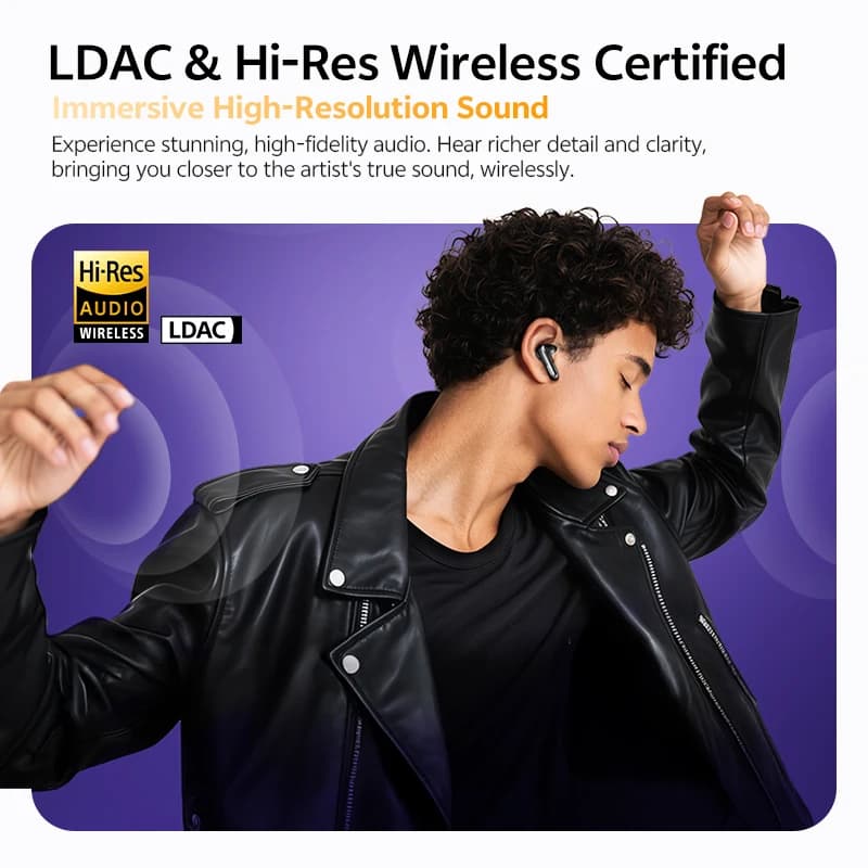 QCY MeloBuds N70 słuchawki ANC, Bluetooth 6.0 - 4